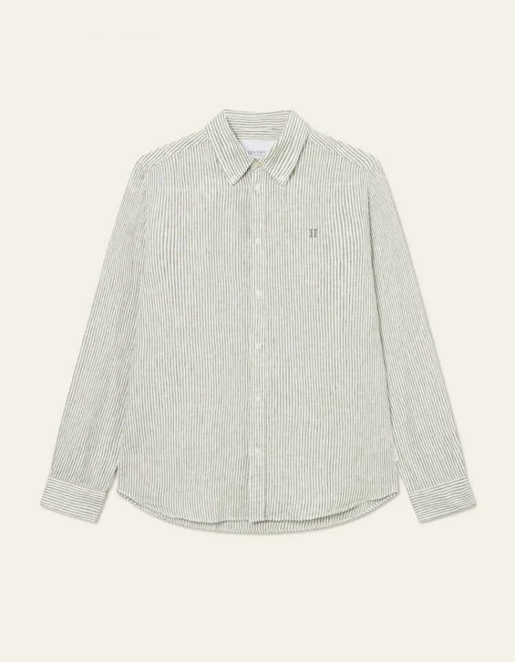 IVORY/GREEN STR
