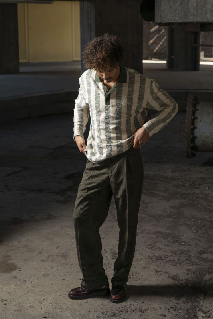 GREEN PINSTR