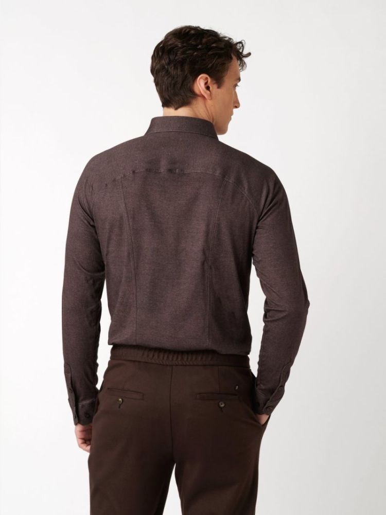 97528-3 SH-TWILL JERS 870 BROWN